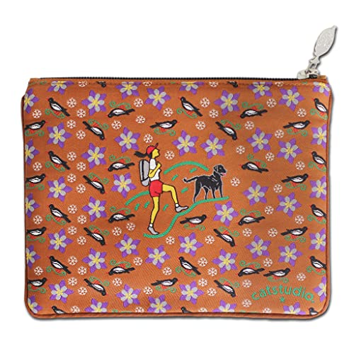 Catstudio Natural Colorado Zipper Pouch Purse | Holds Your Phone, Coins, Makeup, Dog Treats, & Tech Tools