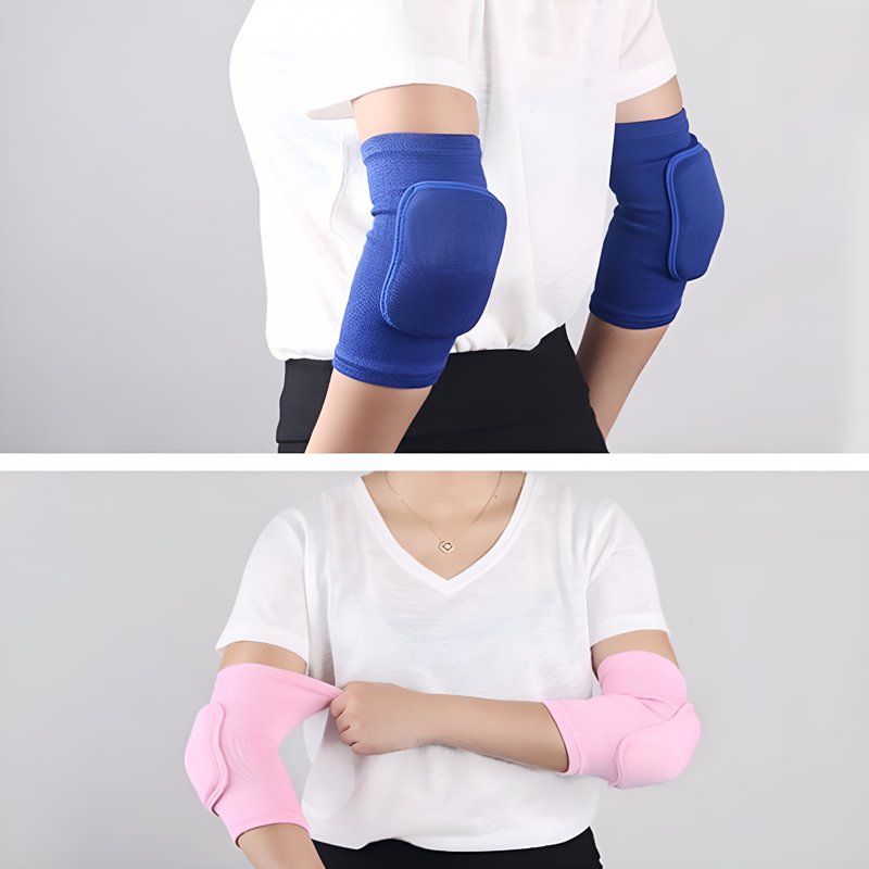 Elbow Pads for Skateboarding and Cycling - Breathable & Protective Gear, 2-Pack XS