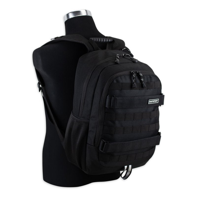 Skater Backpack with Skateboard Straps and Multiple Compartments - Durable & Rugged Design