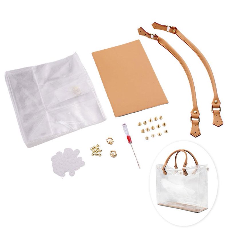 DIY Transparent Tote Bag Kit for Handmade Gift Bags and Craft Projects