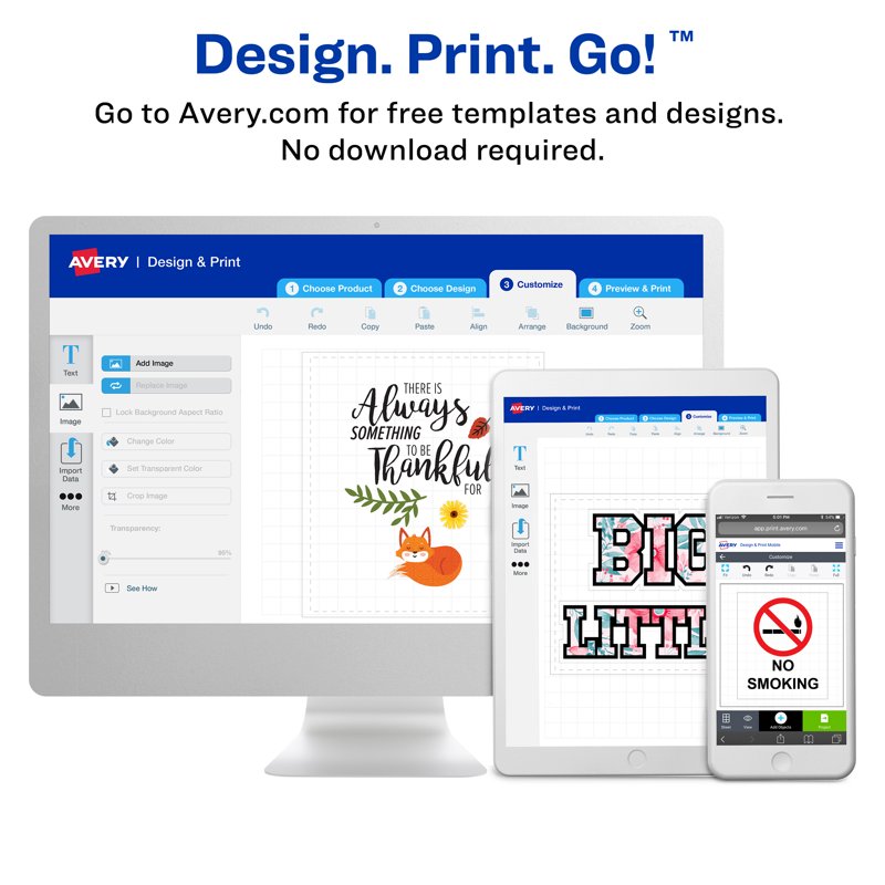 Printable Magnetic Sheets 8.5x11 Inches White 2 Pack for Crafts & Custom Magnets