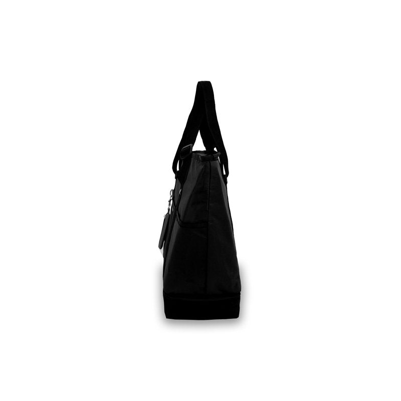 Unisex Deluxe Shopping Tote Bag with Water Bottle Holder and Multiple Pockets