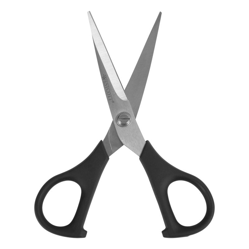 Multipurpose Scissors Set - 8 Inch Bent & 5 Inch Straight Stainless Steel, All-Purpose for Sewing, Office & Crafts, 2 Pieces