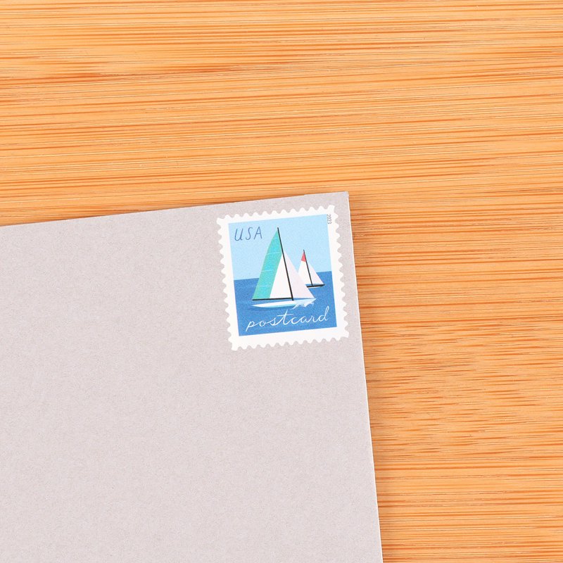USPS Forever Postage Stamps - Sailboats Water Ocean Lake Celebration