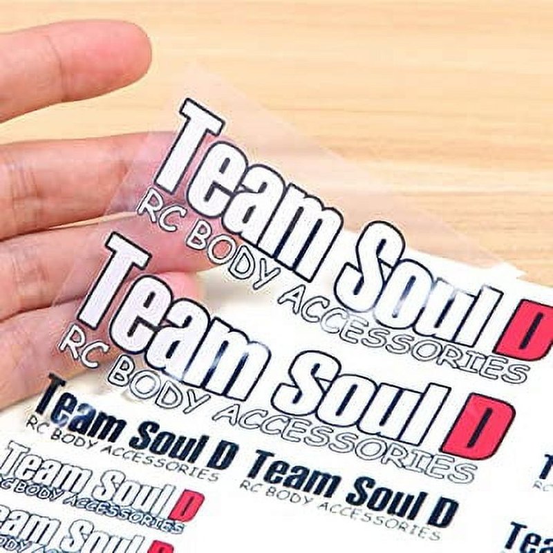 Clear Printable Vinyl Sticker Paper for Inkjet Printers - Waterproof 8.5x11 Inch Sheets