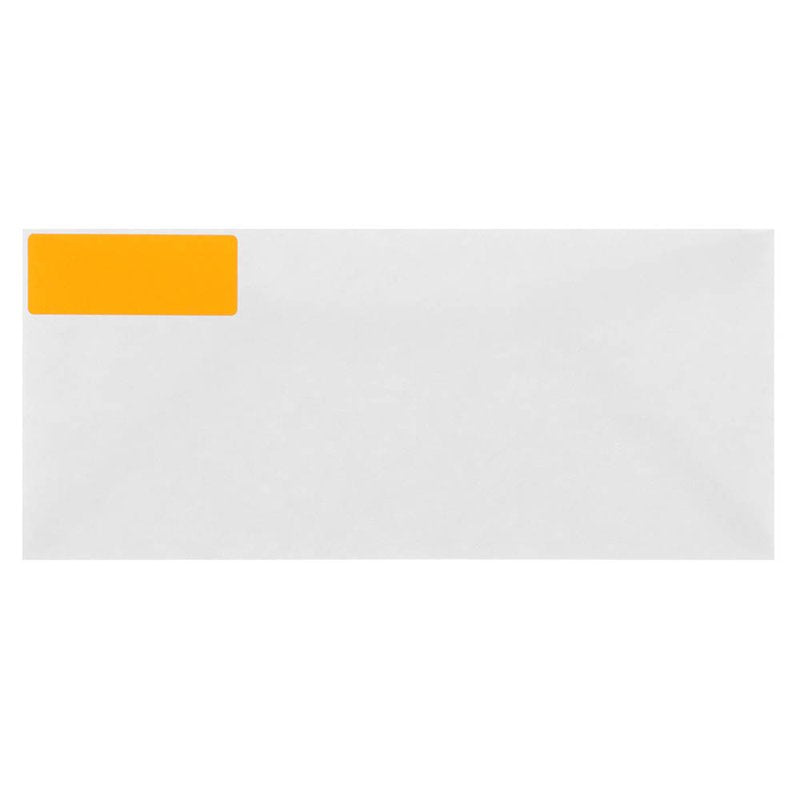 Neon Orange Address Labels - 1 x 2 5/8 Inch Self-Adhesive Mailing Stickers, Pack of 120