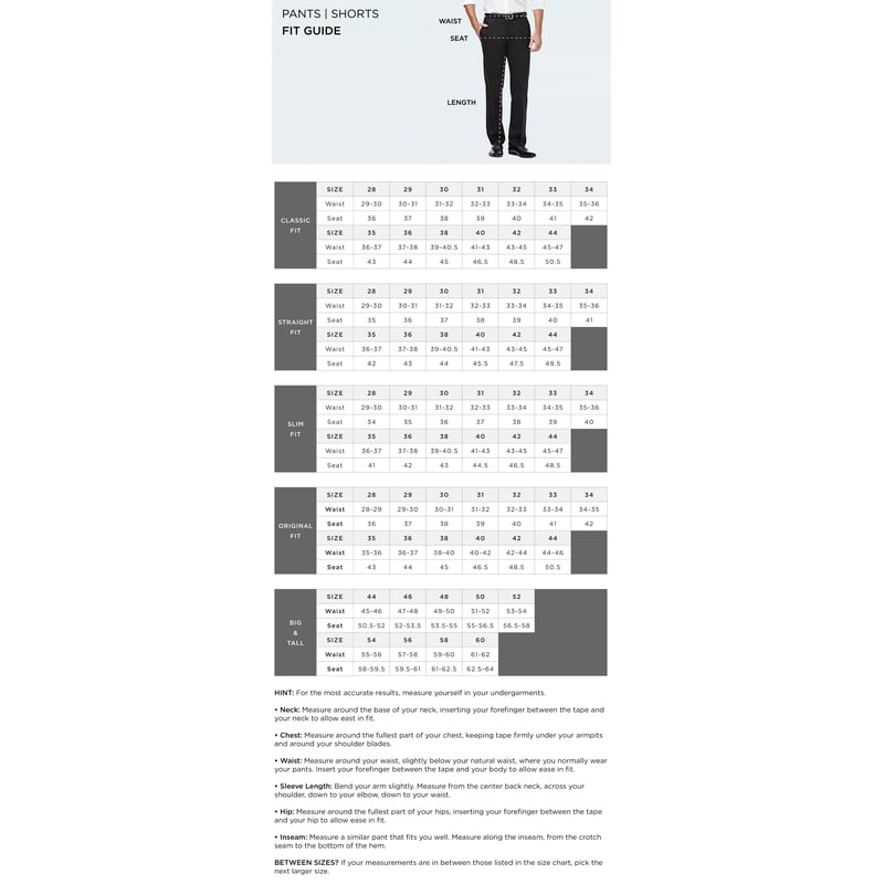 Haggar Cool 18 Heather Solid Pant - Classic Fit 54x32