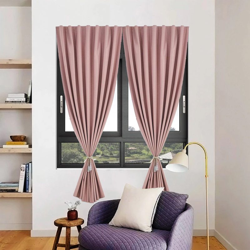 Blackout Curtain Panel for Living Room & Bedroom - Thermal, Soundproof, 55 x 86.6 inches