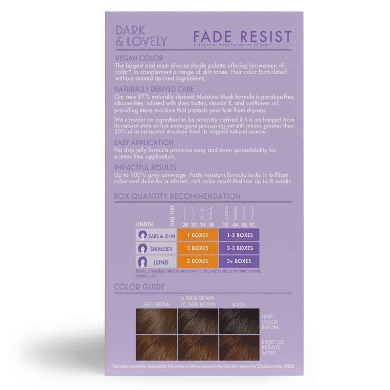 Fade-Resistant Permanent Hair Color Kit - Rich Conditioning, 391 Brown Cinnamon