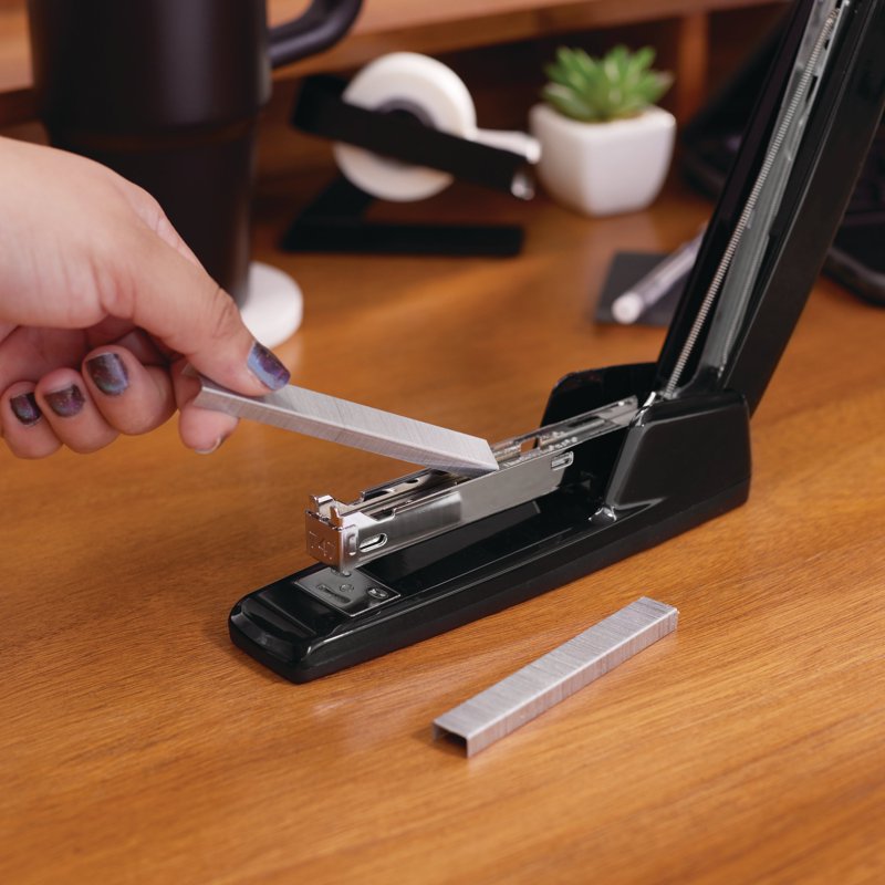 Heavy Duty Manual Stapler for Up to 25 Sheets - Black, Pack Options