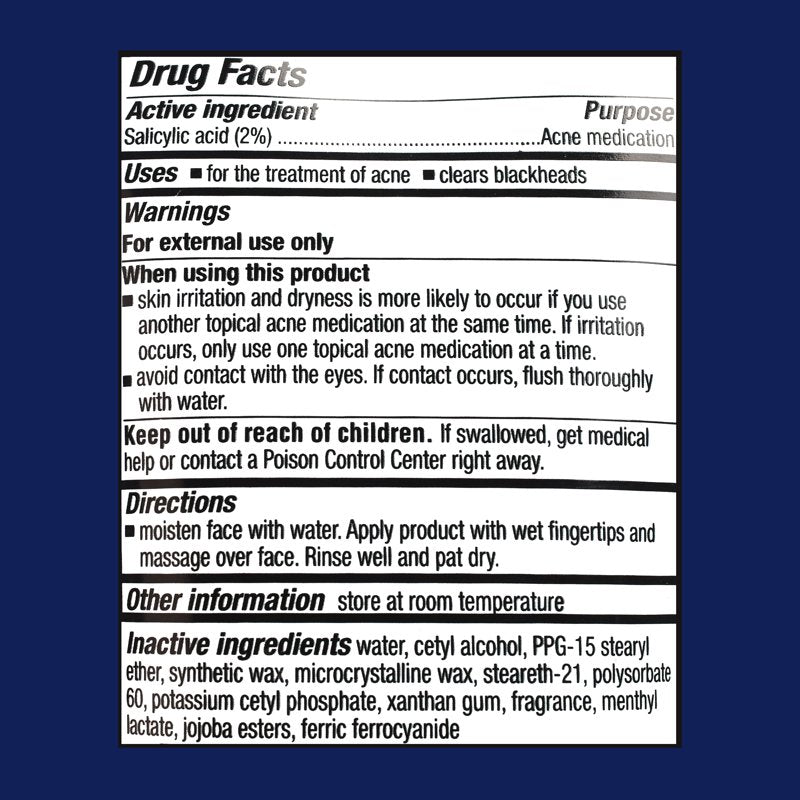 Blackhead Clearing Face Scrub with Salicylic Acid - 3 Pack, 5 oz Each