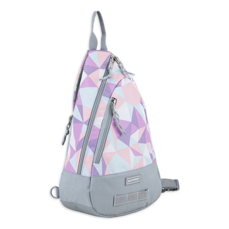 Ergonomic Sling Backpack with Multiple Compartments and Adjustable Strap