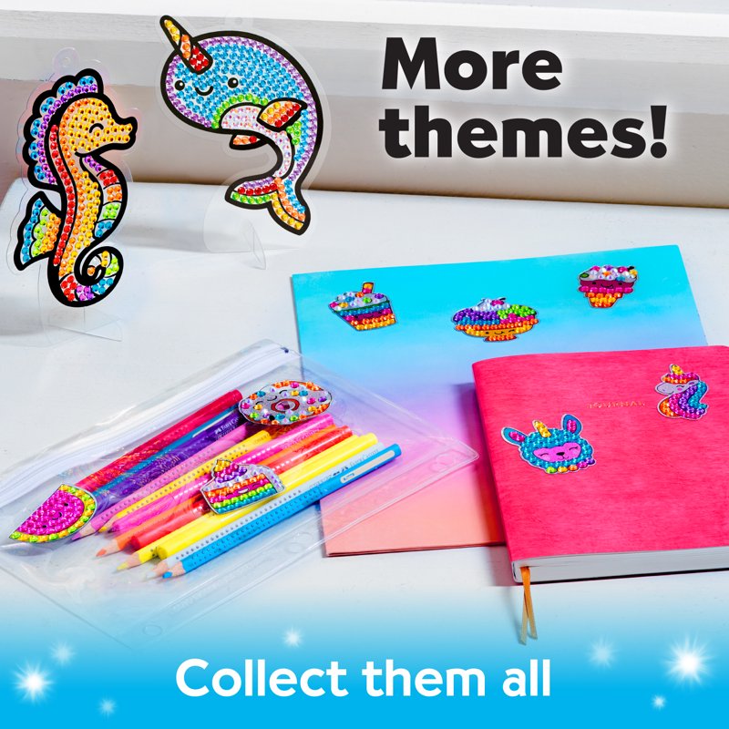 Diamond Painting Kit for Kids - Unicorn Art & Craft Set with 1,000+ Gems