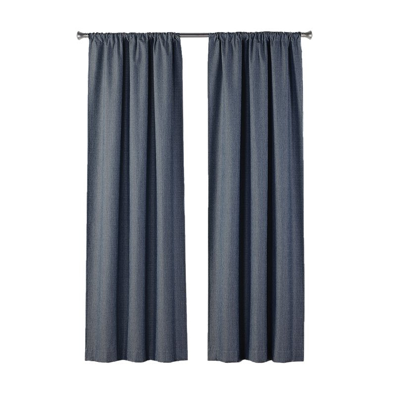 Blackout Curtain Set - Recycled Fabric Thermal Insulated Window Drapes