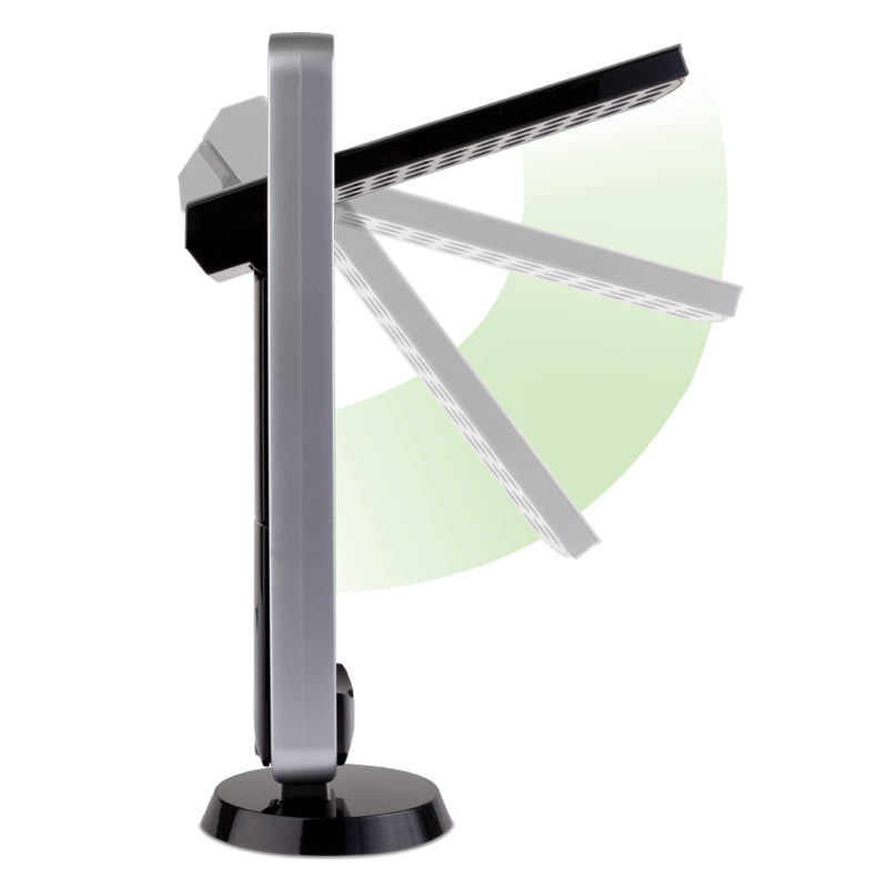 LED Portable Desk Lamp with Handle - Battery Operated Task Light for Home & Travel