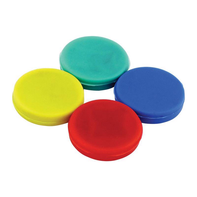 Assorted Ceramic Disc Magnets 1.25 x 0.25 Inches - Reusable Refrigerator & Wall Decor Magnets