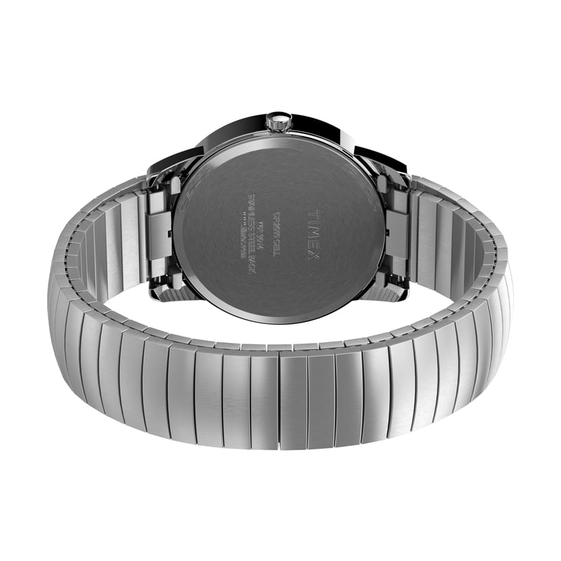 Casual Men's Watch with Easy-to-Read Dial and Tapered Expansion Band