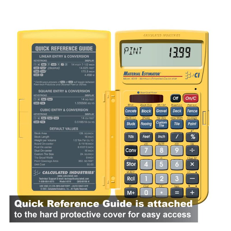 Material Estimator Calculator for Construction and DIY Projects