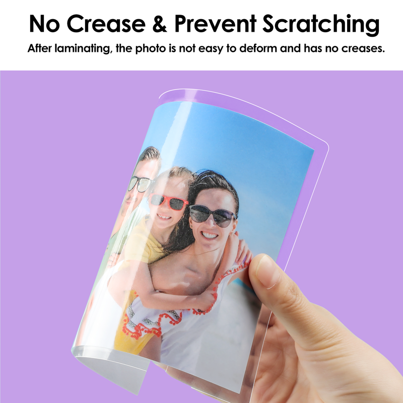Thermal Laminating Sheets 4x6 Inch - Clear 100-Pack, 5 Mil Durable Photo & Document Pouches