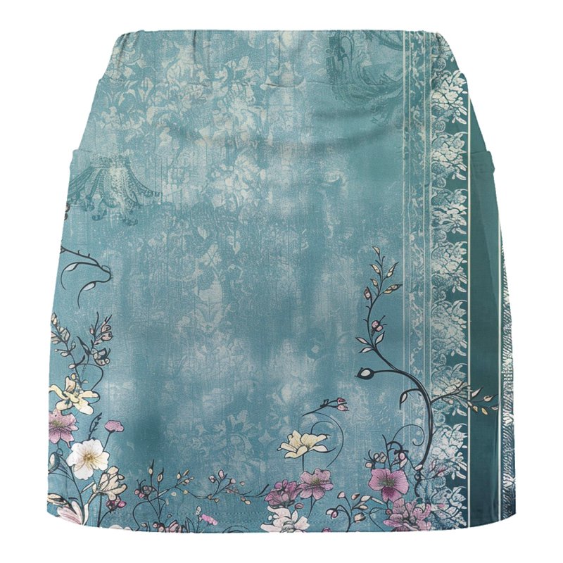 Plus Size Women's Tennis Skirt with Pockets - Quick-Dry Pleated Athletic Skort