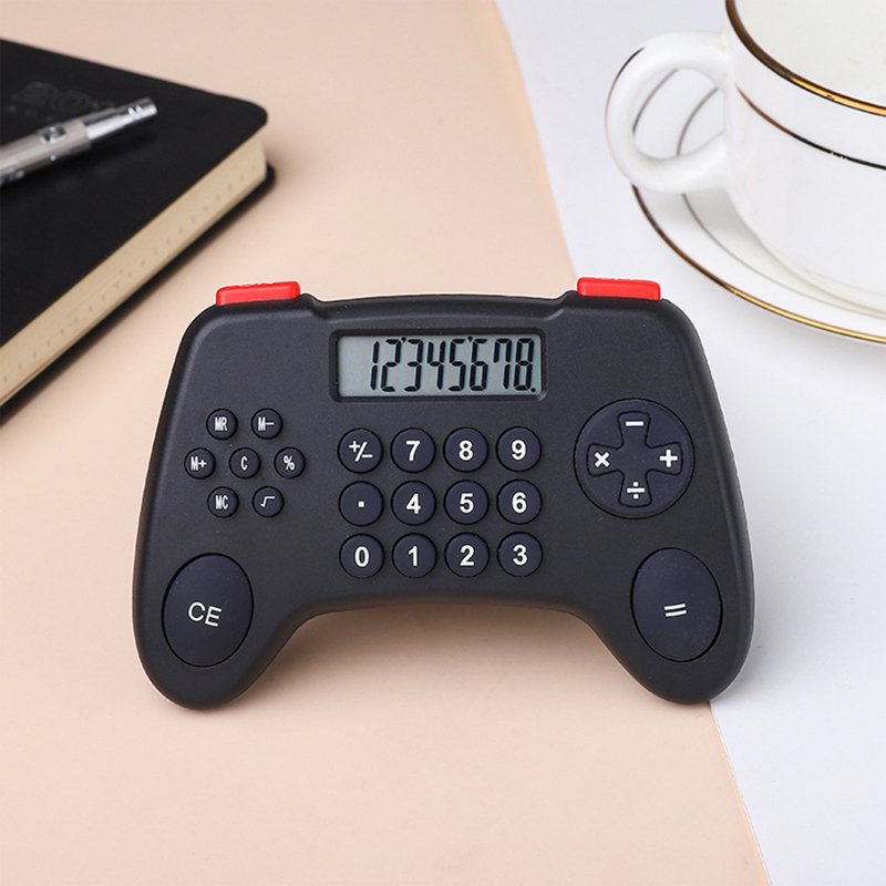 4 Function Desktop Calculator with Large LCD & Sensitive Buttons - Office & School Use