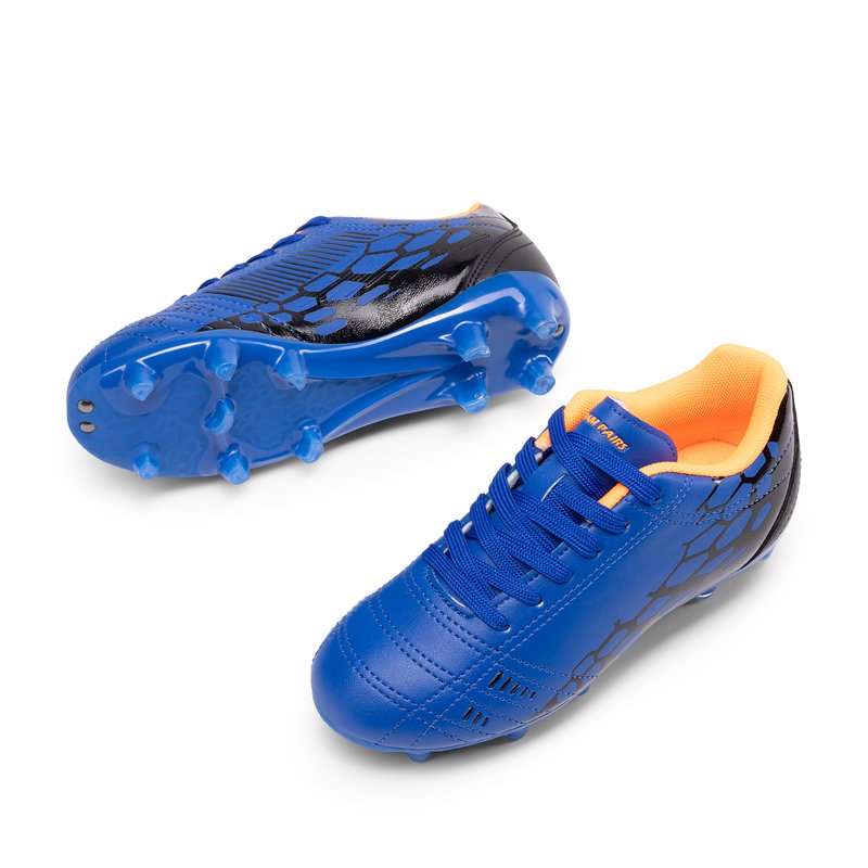 Dream Pairs Kids Soccer Cleats Shoes Royal Blue/Black - Youth Football Boots