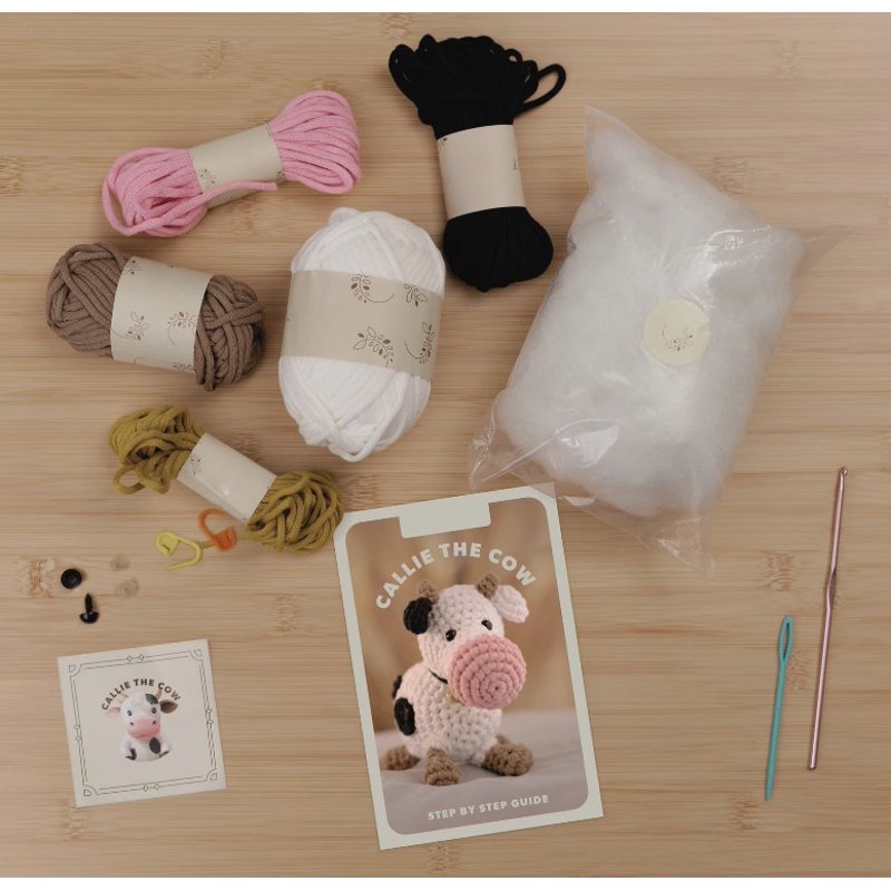 Beginner Crochet Kit for Amigurumi Animals with Video Tutorials - All Variants
