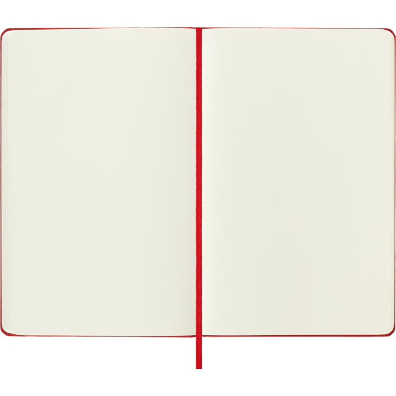 Large Scarlet Red Hardcover Notebook - Classic Moleskine Journal