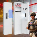 Wall Gun Safe with Dual Alarm System & Adjustable Shelves – Fireproof Security Cabinet