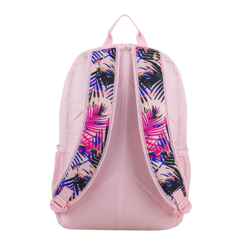 Kids Backpack with Pencil Case Pink Tropics & Butterfly Flowers