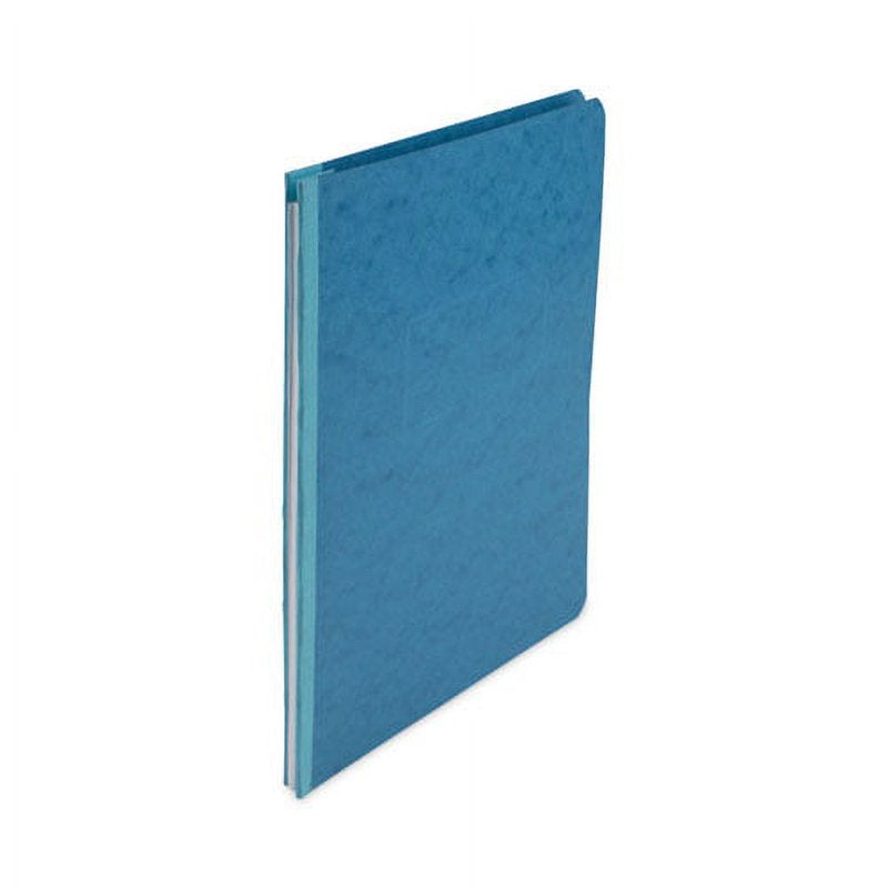 Pressboard Report Cover with Reinforced Hinge and Prong Fastener - 3 Inch Capacity, 8.5 x 11 Inches, Light Blue, Bundle of 2