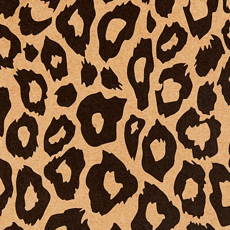 Large Brown Leopard Gift Bags - 8x10 Inch, Set of 7 for Crafts & Events