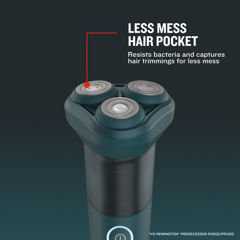 Remington R4 Washup Rotary Shaver Waterproof Electric Razor with Trimmer