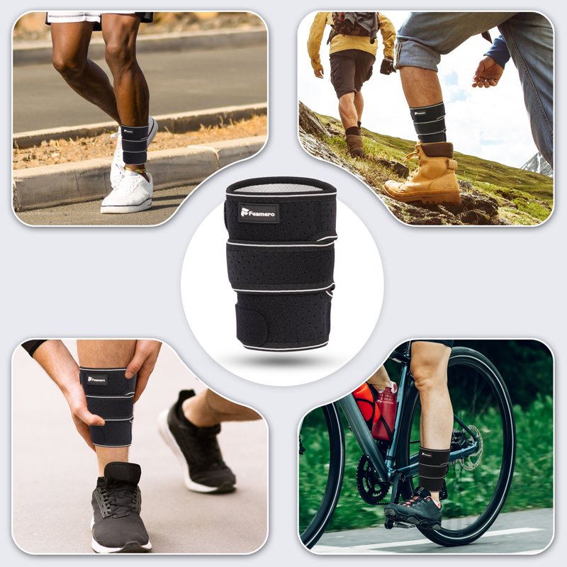 Calf Support Sleeves for Men and Women Shin Compression Brace for Shin Splints Relief
