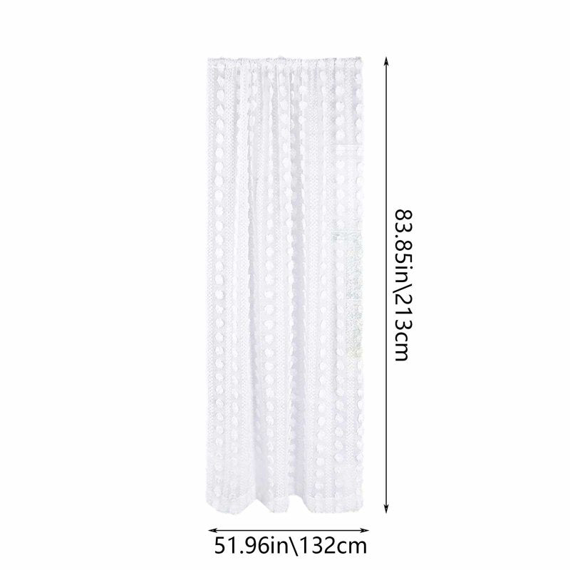 Lightweight Semi-Sheer Curtains for Living Room and Bedroom - Multiple Colors