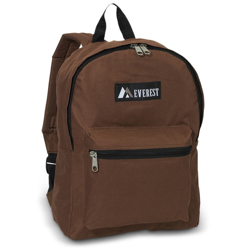 Unisex 15-Inch Basic Backpack with Multiple Color Options
