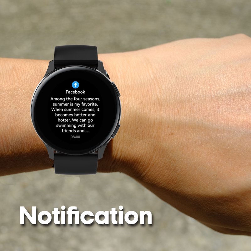 Smartwatch with 1.43-inch AMOLED Display, Call Function, Sleep & Heart Rate Monitoring, Waterproof, 100 Sport Modes