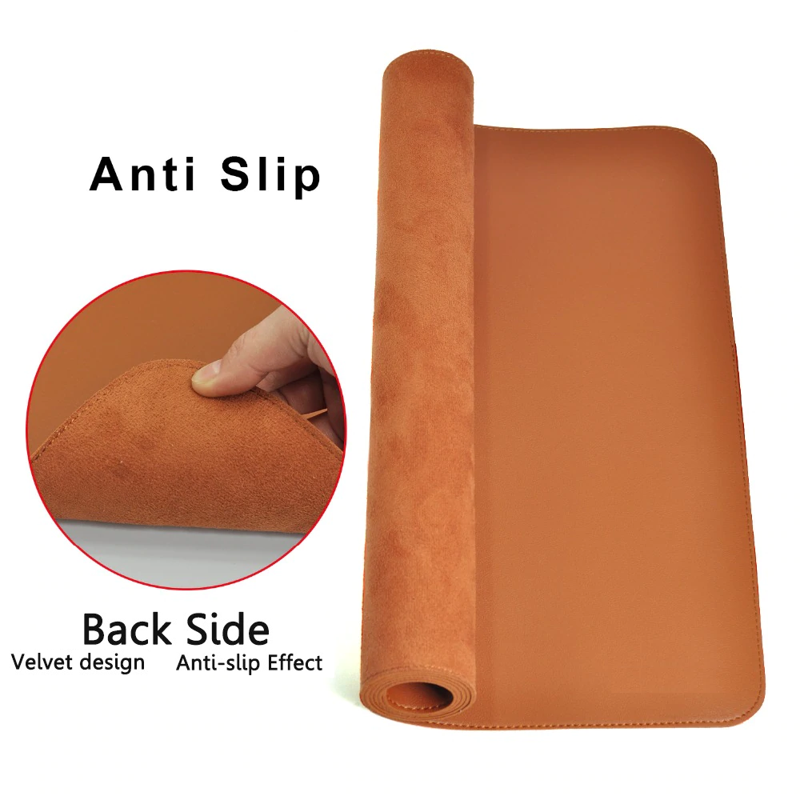 Waterproof PU Leather Desk Pad - Non-Slip, Multi-Purpose, Large Office Mat