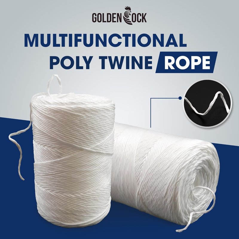 Heavy Duty Garden Plant Support Twine - 1467FT Eco-Friendly Polypropylene Tying String for Tomato Trellis & Bundling