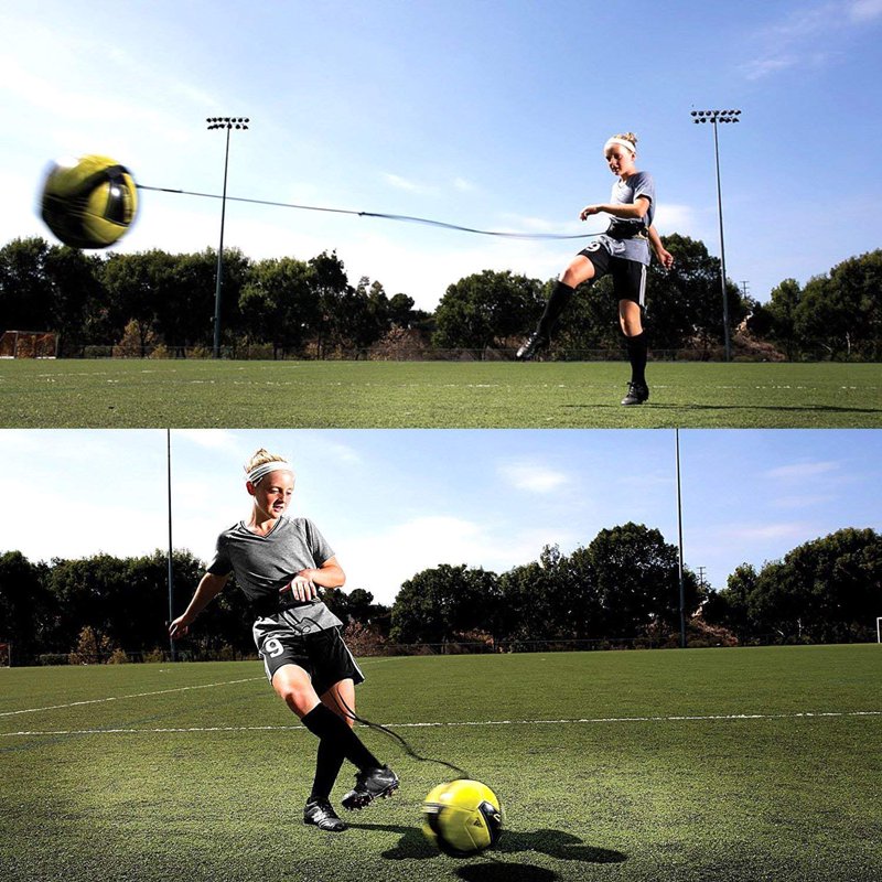 Soccer, Volleyball, Rugby Solo Training Belt Kit for Skills & Control