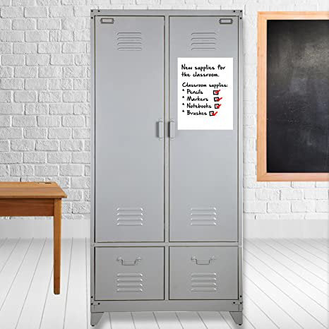 Dry Erase Magnetic Roll - Flexible White Surface for Writing & Wiping, 24 inch Wide