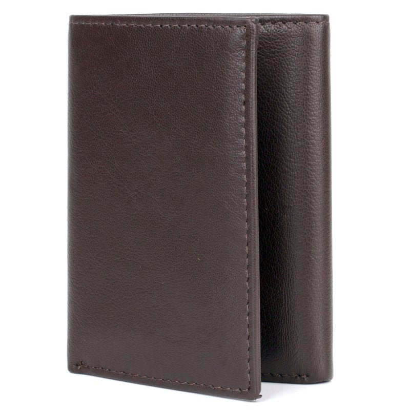 Men's Leather Ridgewood Three-Fold Wallet - Multiple Colors
