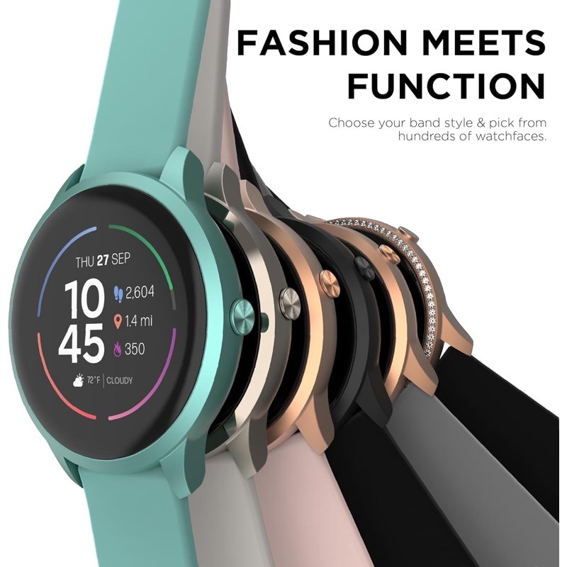 Sports Smartwatch with Heart Rate & Fitness Tracking - Multiple Colors