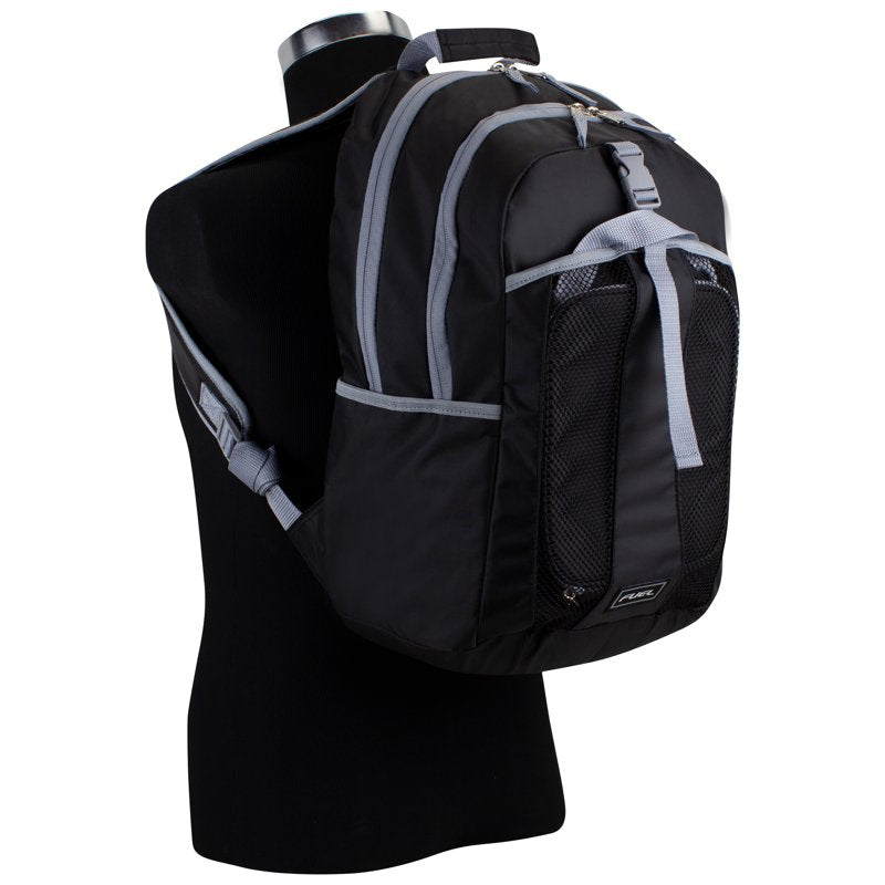 Fuel Backpack & Insulated Lunch Bag Set - Black, School & Travel