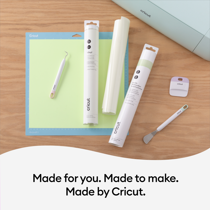 Glow-in-the-Dark Vinyl Removable 12x24 Inch for Cricut Cutting Machines