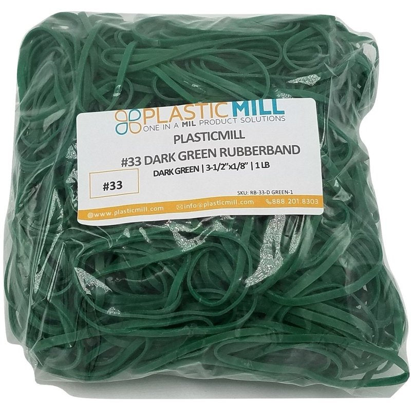 Heavy Duty Rubber Bands - All Purpose 1LB/500 Count in Multiple Colors