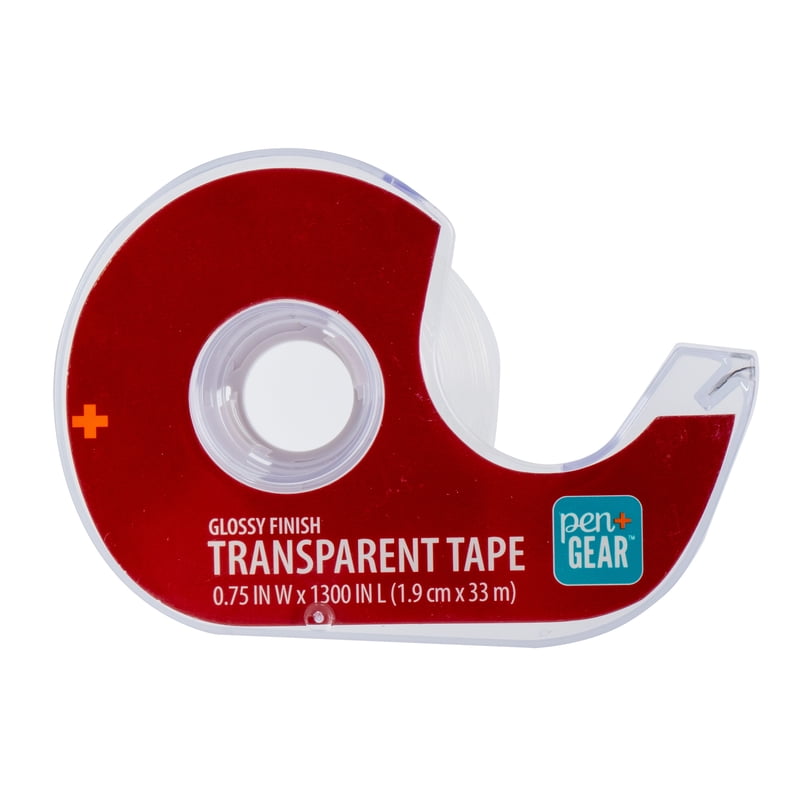 Bulk Transparent Office Tape 5 Pack, 0.75 Inch x 1300 Inch Clear Adhesive Tape