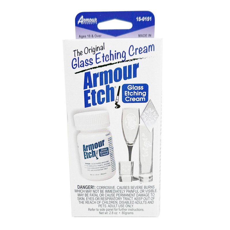 Glass Etching Cream and Lithography Tool - Multiple Sizes