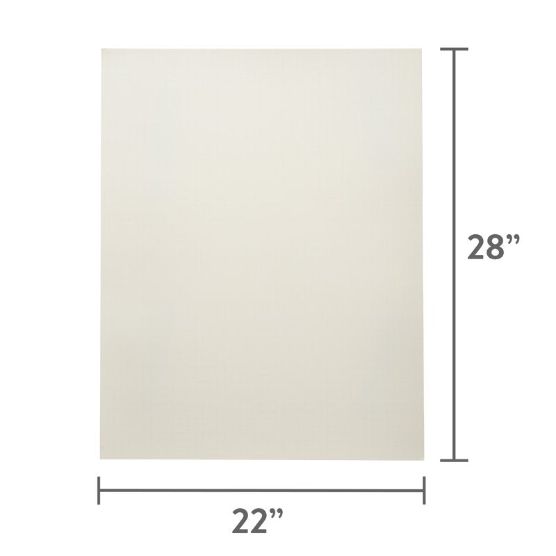 Heavyweight Grid Poster Board 22x28 Inches 5-Pack for Signs & Projects