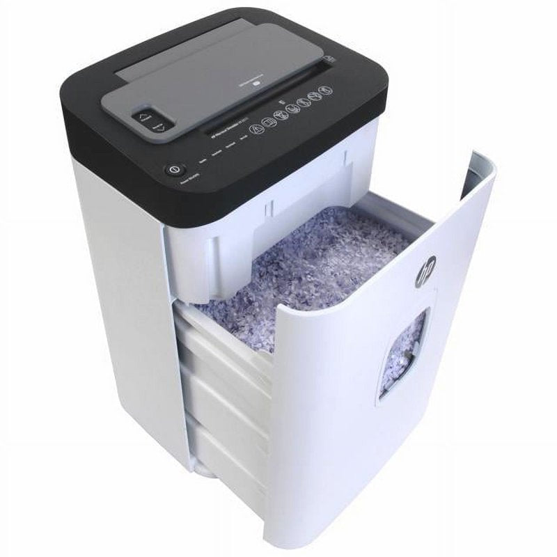 Heavy-Duty Auto-Feed Microcut Paper Shredder 200 Sheets with Waste Bin